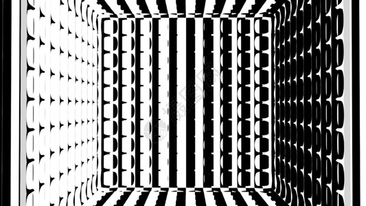 虚假黑白条纹 计算机生成的抽象背景 3D 仁德波浪状曲线信号邀请函角落艺术黑色海浪白色斑纹背景