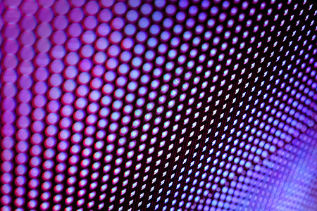 led素材网特写 LED 模糊屏幕  LED 软焦点背景 摘要电视墙灯泡贴片桌子控制板投影仪紫色坡度电视技术背景