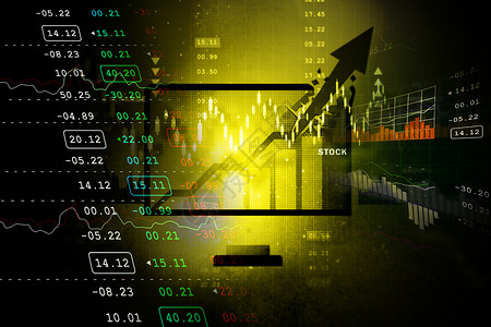 股票市场商业图表贸易清单服务交换顾问报告全球投资金融监控背景图片