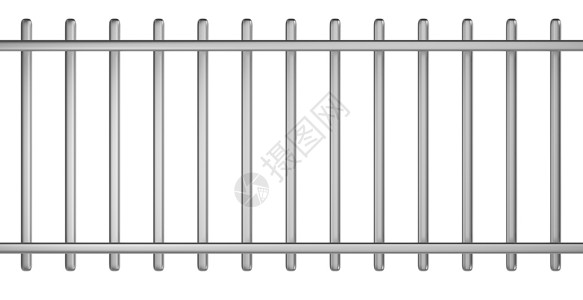 金属栅栏酒吧格子插图白色栏杆模版网格背景图片
