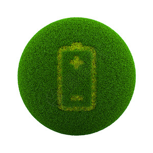 草球电池图标背景图片