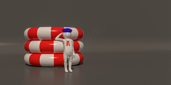 灰色背景上的职业符号 3d 插画组3渲染帮助救生圈胶囊行动药店浮标药物插图安全背景图片