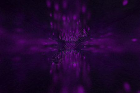 紫色抽象光3d 背景抽象渲染 简单几何的 3d 插图紫色派对火花艺术蓝色黑色魔法墙纸辉光圆圈背景