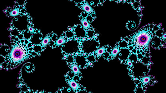 Mandelbrot 分形缩放模式螺旋几何学艺术背景图片