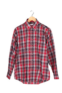 标准借条格式格式衬衫红色织物袖子酒吧工人衣服白色质量纽扣指南背景