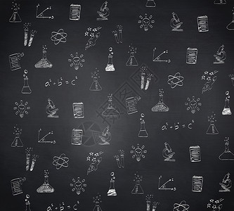 学校面条综合图像灯泡化学方程学习科学黑板记事本数学教育数字背景