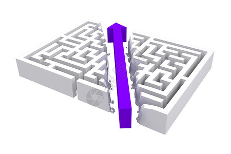 箭头素材原图箭头穿过 maz 的复合图像图形解决方案白色数码迷宫数字原图计算机背景灰色背景