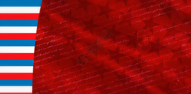 独立宣言的合成图像蓝色计算机条纹脚本红色字体星星绘图背景