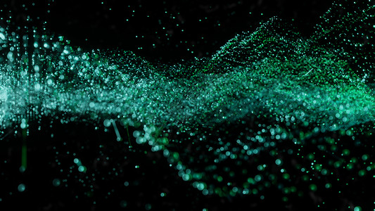 3d喷泉素材抽象发光点丛商业粒子网络背景生物学科学纹理化学场地原子背景