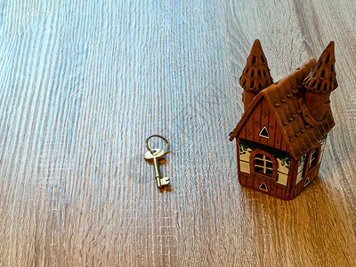 居家和密钥建筑货币横幅小屋棕榈礼物入口摄影销售家庭背景图片