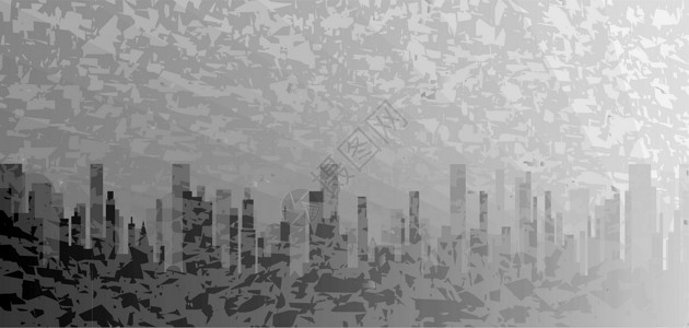 城市格隆盖艺术品艺术插图建筑物薄雾摩天大楼办公大楼景观灰色绘画背景图片