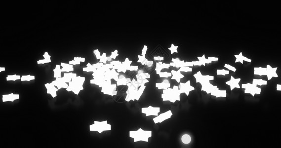 黑色动图素材3d 幻觉星滴抽象纹理背景数字几何黑色蓝色场景工作室电脑3d艺术运动背景