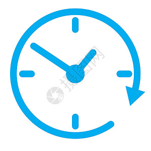 时钟向量您的网站的时钟符号时钟图标背景