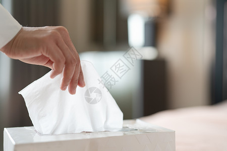 纸巾素材背景妇女用手从组织箱中摘纸巾纸纸纸卫生女士活动身体手指盒子女性面巾化妆品清洁度背景