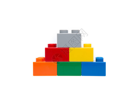 塑料构件童年红色水平白色绿色孩子盒子游戏乐趣玩具背景图片