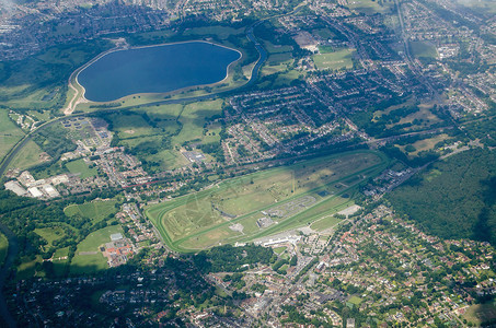 Sandown公园赛程 - 空中观背景