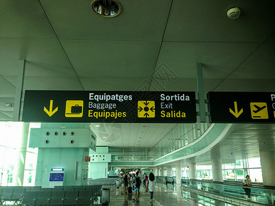 机场 巴塞罗纳-普拉特高清图片