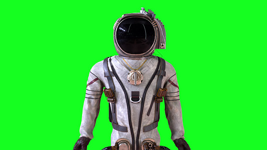 穿着金属防护宇航服的宇航员被摧毁成小颗粒 计算机生成的空间 background3d 渲染头盔运动裂缝技术男人卫星航班科学轨道电背景图片