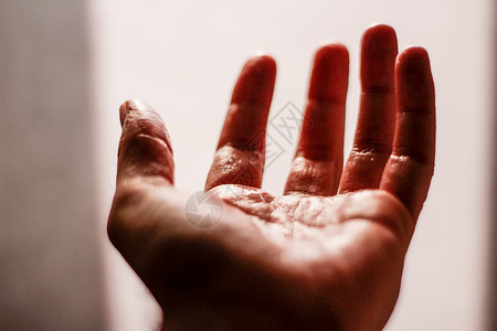 人手敞开手指照片身体拇指皮肤背景图片