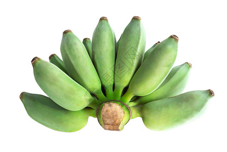生香蕉bajji有机的绿色的高清图片