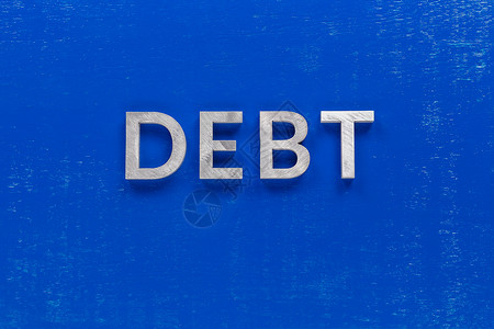 债务词背景金融的高清图片