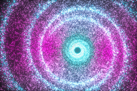 粉色发光星星发光粒子和银河系 爆炸性火花 3d 渲染星空星星螺旋天文学恒星行星星座星系星云轨道背景