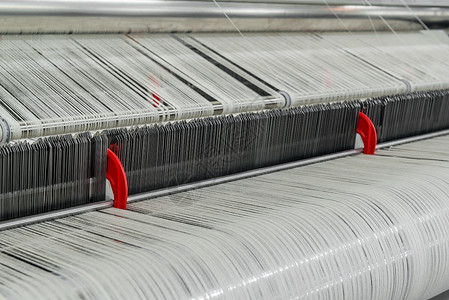 织机现代自动自动旋转机机械化机器制造业技术工厂材料纤维制造筒管丝绸背景
