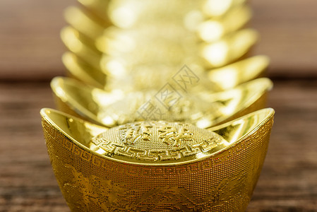 中国金子装饰品经济银行业传统吉祥问候语新年节日金融财富背景图片