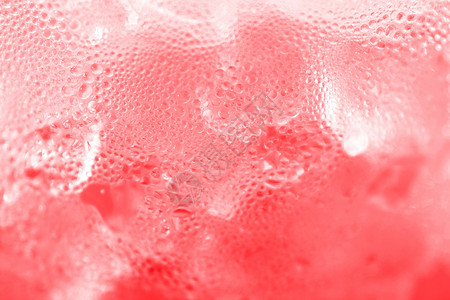 冰气泡水滴苏打冰烘焙背景清新凉爽冰红质感选择性对焦茶点冷藏下雪宏观冰柱季节温度天气窗户气泡背景