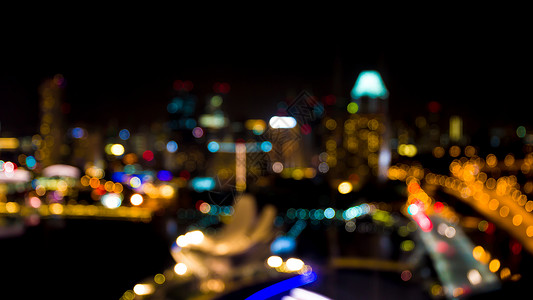 Bokeh 城市背景背景图片