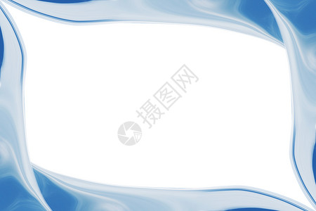 热气球形状气泡抽象边界蓝色波浪海洋和白色气泡丝毫热带曲线运动插图卡片活力美丽流动环境墙纸背景