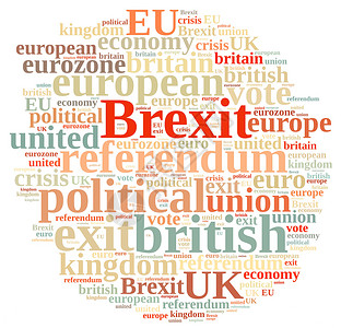 Brexyt 上的字云说明联盟经济王国投票危机出口公民背景图片