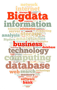 大数据电脑互联网网络数据库银行商业技术计算词云标签背景图片