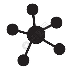 连接向量白色背景上的业务网络图标 通信标志  b插图数据艺术互联网友谊团体按钮商业地球全球背景