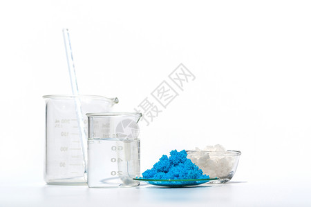 无机化学蓝色的原料高清图片