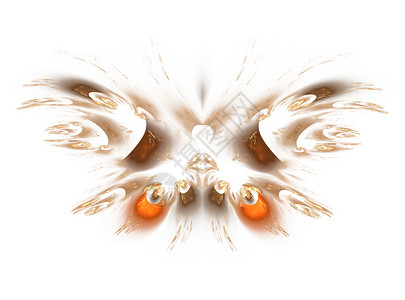 五颜六色的分形蝴蝶 梦文摘辉光火焰漩涡墙纸隧道想像力力量艺术活力装饰品背景图片