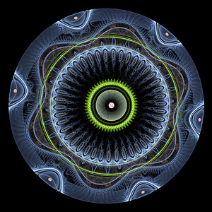 抽象分形球体背景溪流活力魔法线条中心互联网星星运动海浪圆圈背景图片