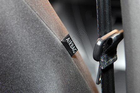 汽车标签素材汽车座椅上的空气袋模拟器背景