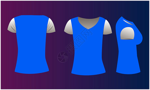 球衣设计素材妇女运动在抽象背景中穿戴的模拟插图男性球衣网球棉布短袜袖子女性嘲笑蓝色衣服背景