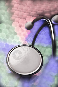 多色背景的立体透镜 超出焦点外的色彩背景疾病治愈医院桌子医疗框架反光愈合医生药物背景图片