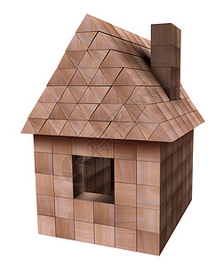 木制简易房幼儿园财产操场三角形积木孩子游戏立方体玩具构造背景图片