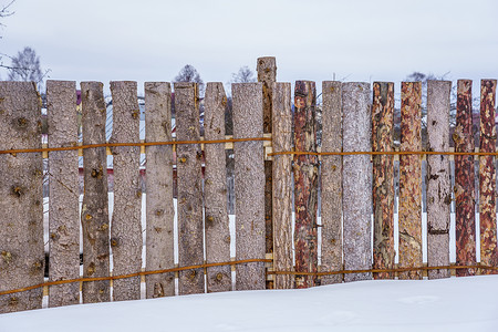 草率钉在十字栏的木板栅栏材料条纹风化线条建造乡村光束控制板花园横杆背景