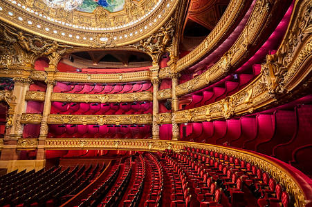 歌剧院卡尼尔法国巴黎加尼耶宫建筑歌剧院国家艺术门厅建筑学大理石历史性宫殿楼梯背景