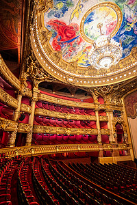 歌剧院卡尼尔著名的巴洛克风格高清图片