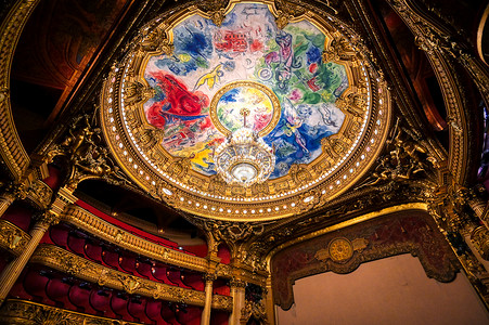 歌剧院卡尼尔法国巴黎加尼耶宫楼梯旅行大理石艺术地标国家风格歌剧院大厅音乐背景
