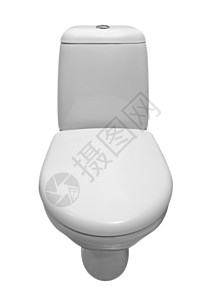 厕所蓄水池壁橱陶瓷平底锅渣男卫生座位剪裁制品白色图片