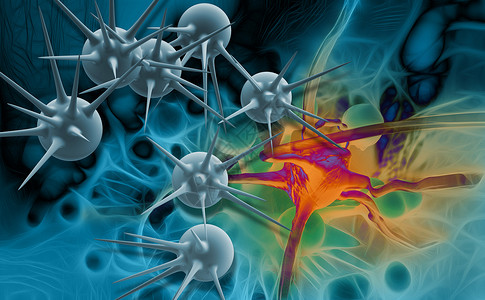 致癌细胞细胞插图医疗计算机纳米疾病卫生细胞宏观保健绘图背景图片