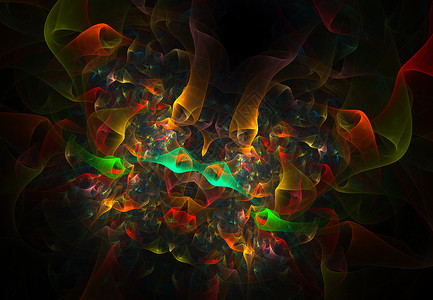 五颜六色的分形蝴蝶 梦文摘运动科学渲染装饰品艺术墙纸力量火焰隧道漩涡背景图片