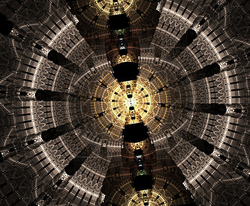 花边圆太空计算机中发光的星门生成了抽象背景 银河花边分形宇宙小说哲学虫洞戒指设计天文学星际网页技术背景