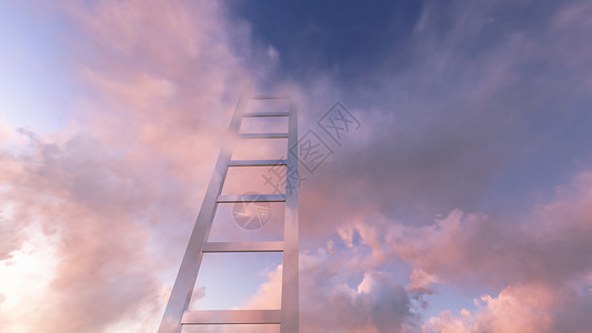 公司云梯脚步阶梯成就愿望逆境动作生长隐喻天空成功背景图片